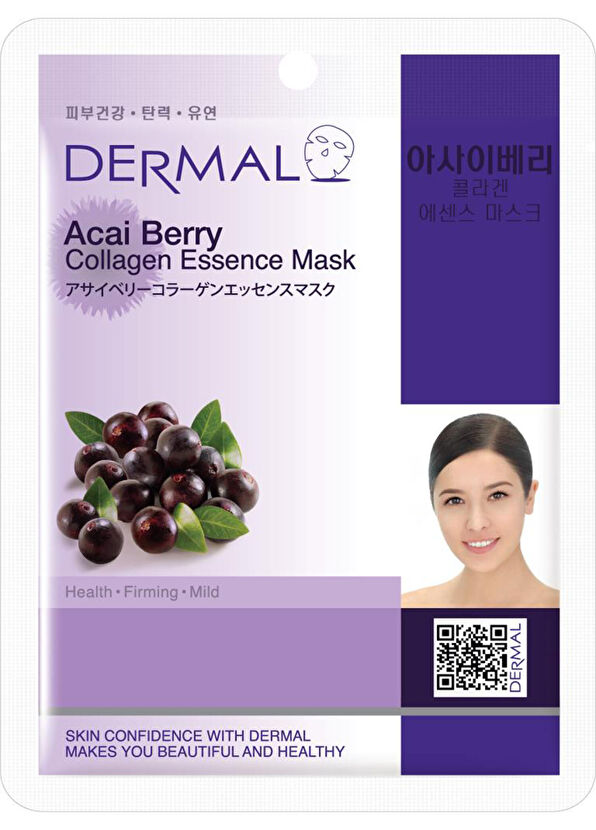 Dermal Acai Berry Firming & Moisturizing 10-Pack Face Mask - 2