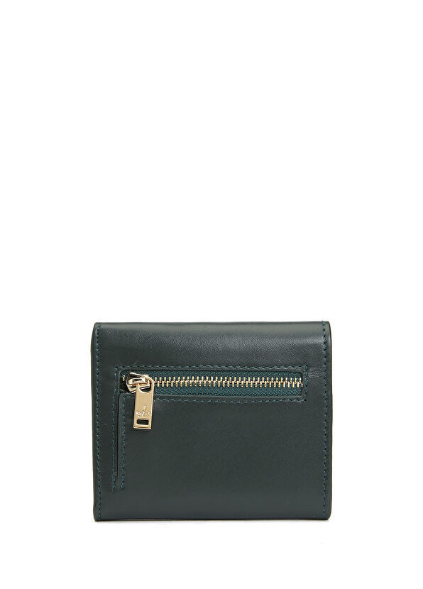 Beymen Club Yeşil Kadın Deri Cüzdan - 2