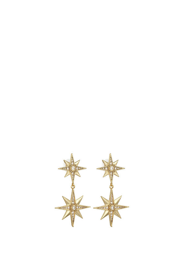 Aden Newyork The North Star Gold Women Earring - 1