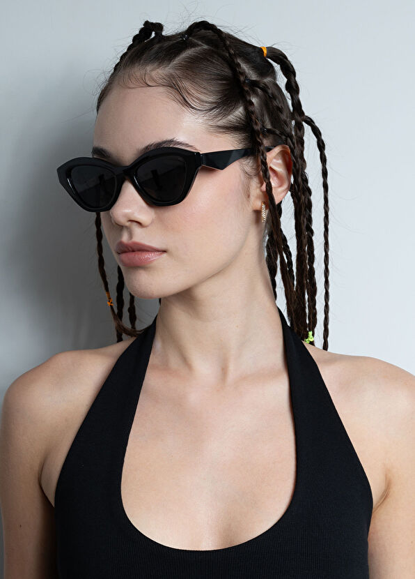 Mess Frames Eclipse Siyah Kadın Güneş Gözlüğü - 3