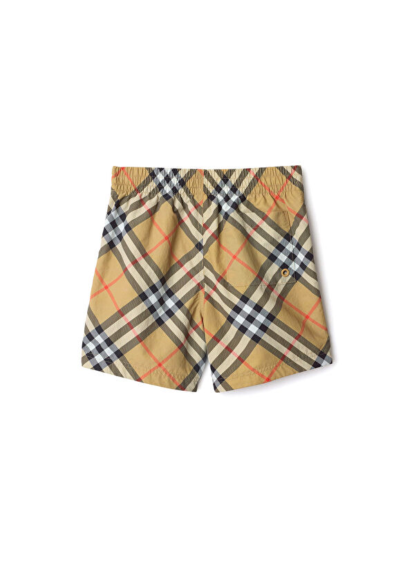 Burberry Atticus Swim Bej Unisex Çocuk Mayo - 2
