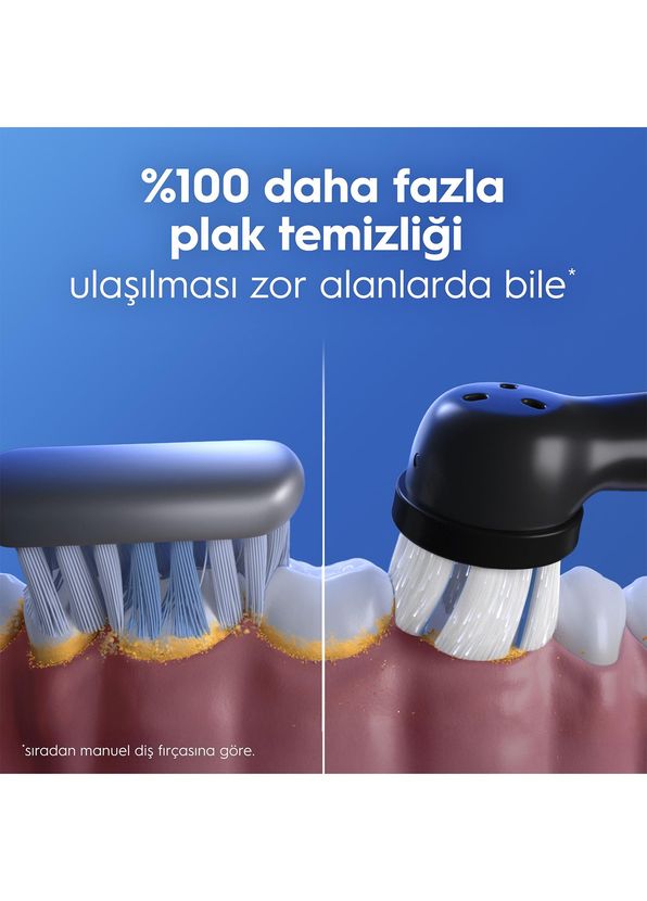Oral-B iO2 Şarjlı/Elektrikli Siyah  Orman Yeşili 2'li Diş Fırçası Seti - 2