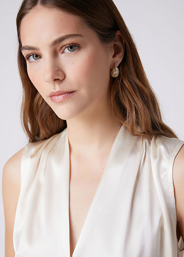 Beymen Club Zircon Interlaced Women's Earrings - 2