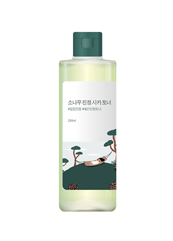 Round Lab Pine Calming Cica Toner Barrier Protector & Antipore & Anti-Roughness Cica Tonic with Pine Extract 250 ml - 1