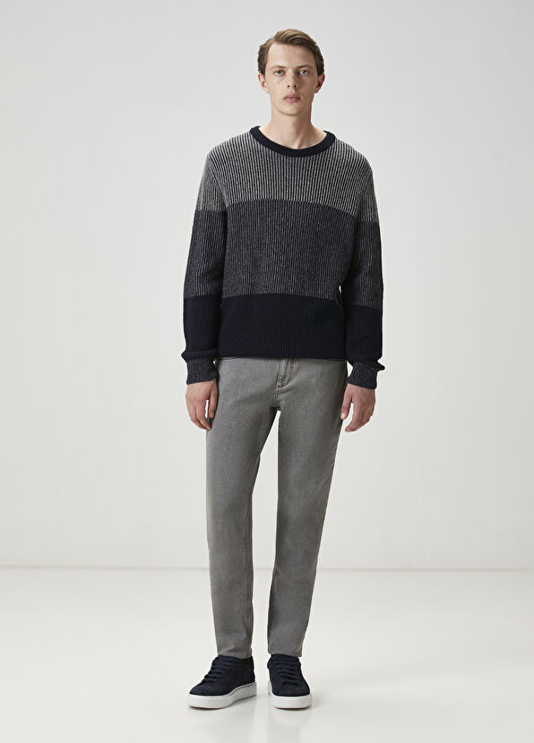 Beymen Club Lacivert Gri Kazak - 2