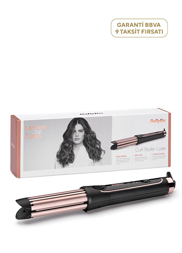 BaByliss C112E Curl Styler Luxe Siyah Şekillendirici - 1