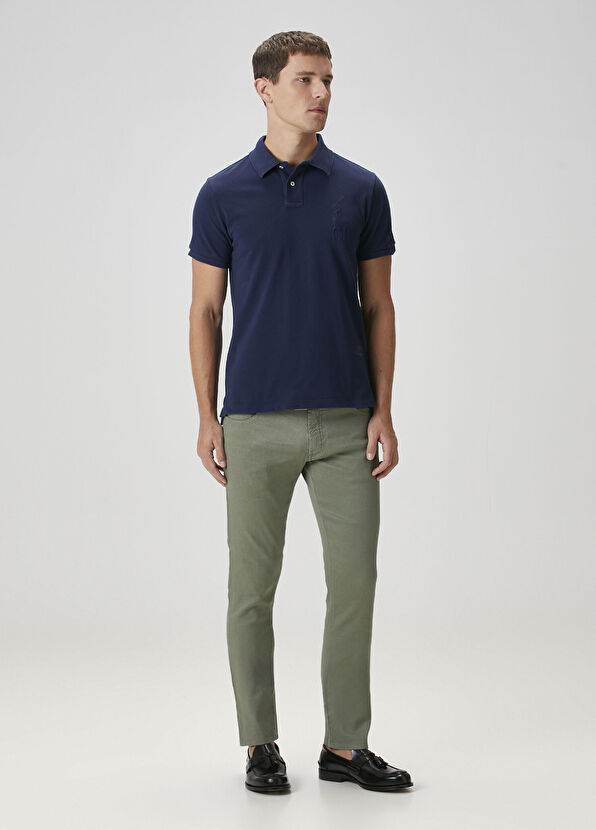 Polo Ralph Lauren Lacivert Polo Yaka T-shirt - 2