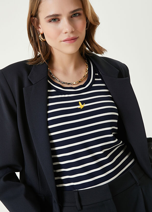 Beymen Club Lacivert Kelebek Yaka Spor Blazer - 2