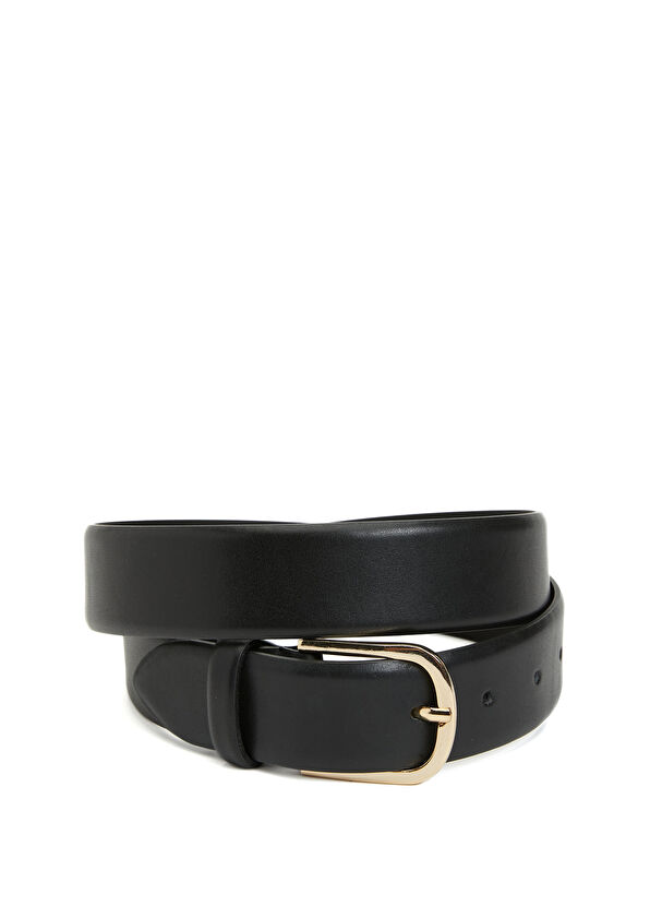 Beymen Club Siyah Kadın Deri Kemer - 1