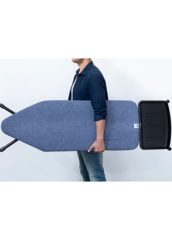 Brabantia Blue Steel Denim Patterned Ironing Board 124 x 45 cm - 3