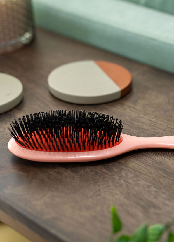 Mason Pearson Pocket Boar Bristle B4 Pink Hair Brush - 4