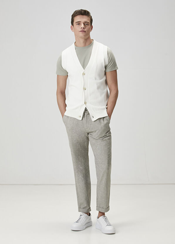 Beymen Club Relaxed Fit Açık Haki T-shirt - 3