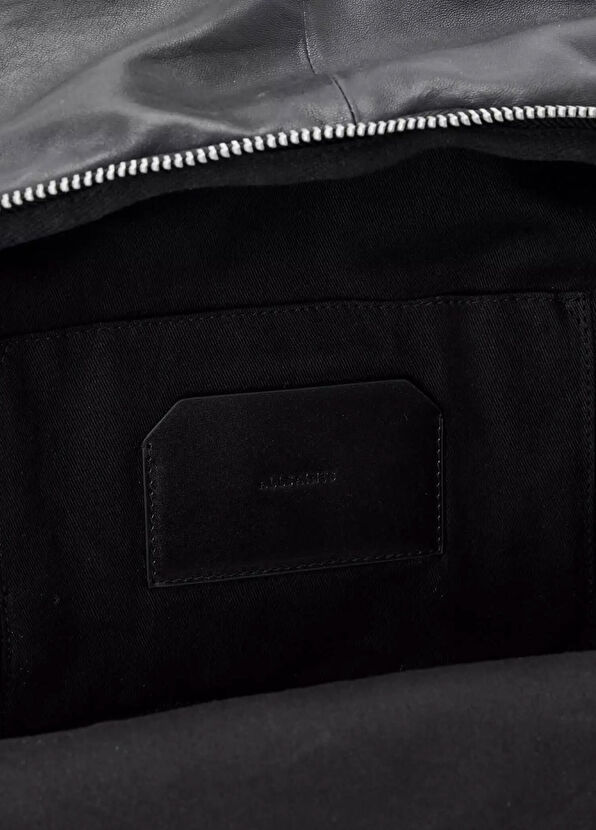 Finn Siyah Erkek Deri Sırt Çantası - Görsel 3