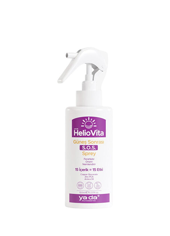 ya da multicosmetics HelioVita Ferahlatıcı ve Rahatlatıcı Etkili Güneş Sonrası S.O.S Sprey 150 ml - 1