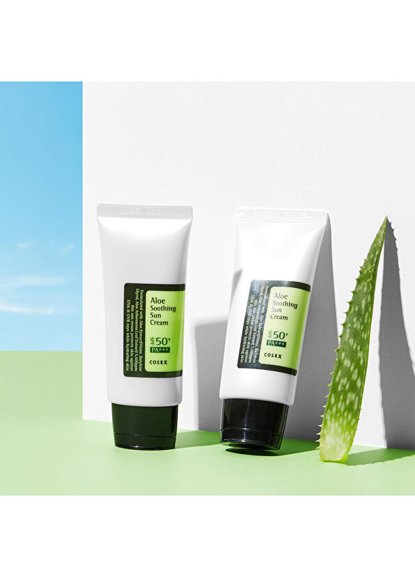 Cosrx Aloe Soothing Sun Cream SPF50 PA+++ Aloe Veralı Hibrit Güneş Koruyucu Krem 50 ml - 2