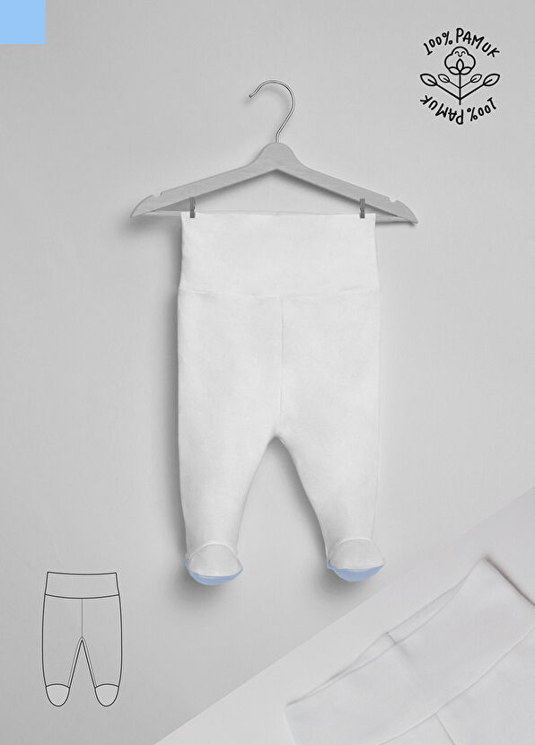 Agula Beyaz Mavi 10 Parça Yenidoğan Hastane Çıkış Seti - 4