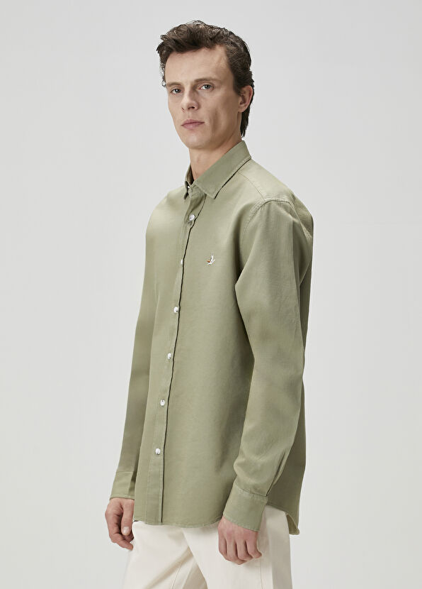 Beymen Club Comfort Fit Yeşil Gömlek - 3