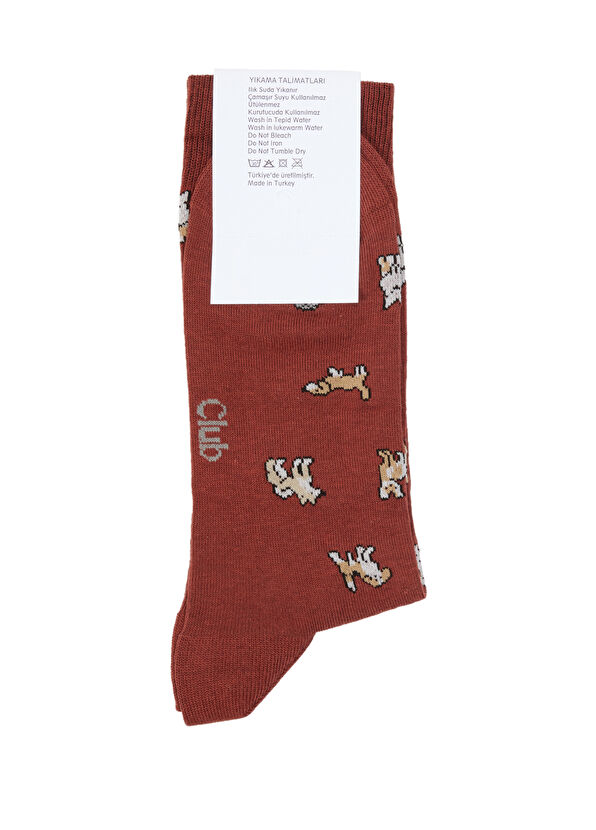 Beymen Club Burgundy Men's Socks - 2