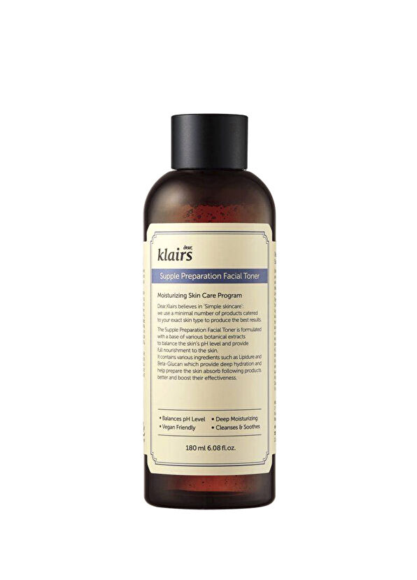 Klairs Supple Preparation Facial Toner pH Dengeleyici Besleyici Yüz Toniği 180 ml - 1