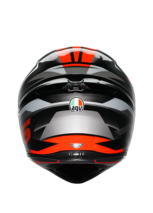 Agv K1 S E2206 Fastlap Black Grey Red Unisex Kapalı Motosiklet Kaskı - 4