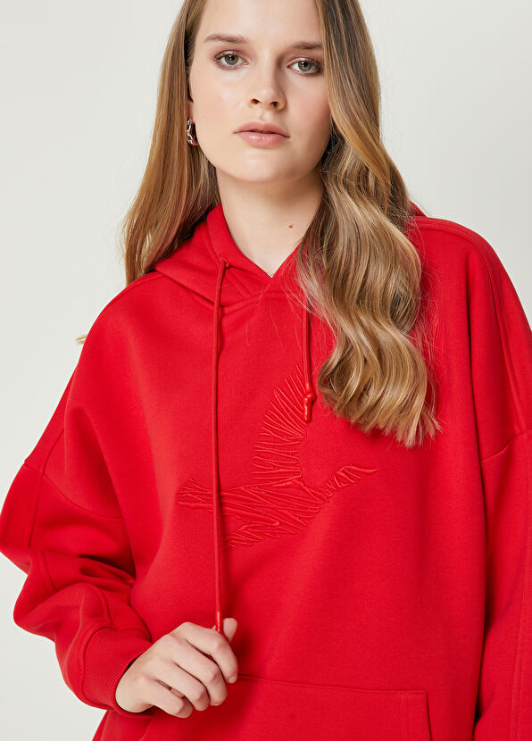 Red Hoodie Beymen Club Red Hoodie - 2