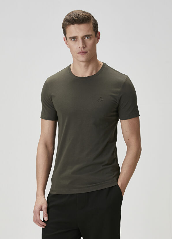 Beymen Club Haki Basic T-shirt - 1