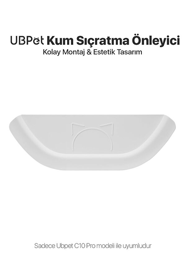 Ubtech C10 Pro+ Kameralı Otomatik Akıllı Kedi Tuvaleti İçin Aparat/Buffle - 3