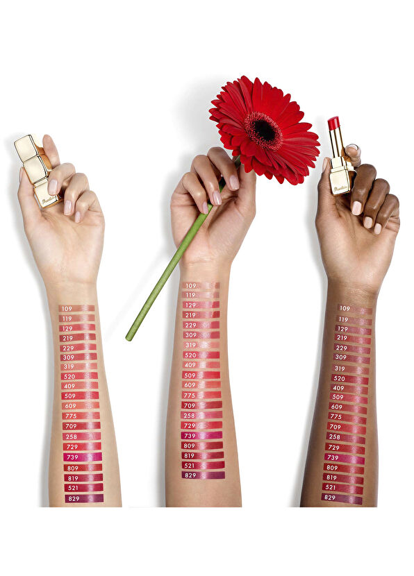 Guerlain Kiss Kiss Shine Bloom 319 Peach Kiss Ruj - 4