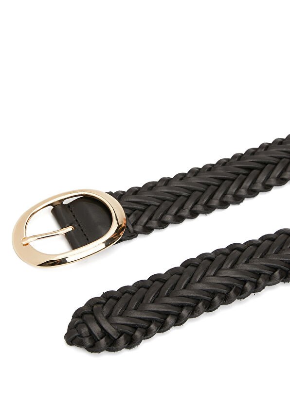 Beymen Club Black Women's Leather Belt - 2