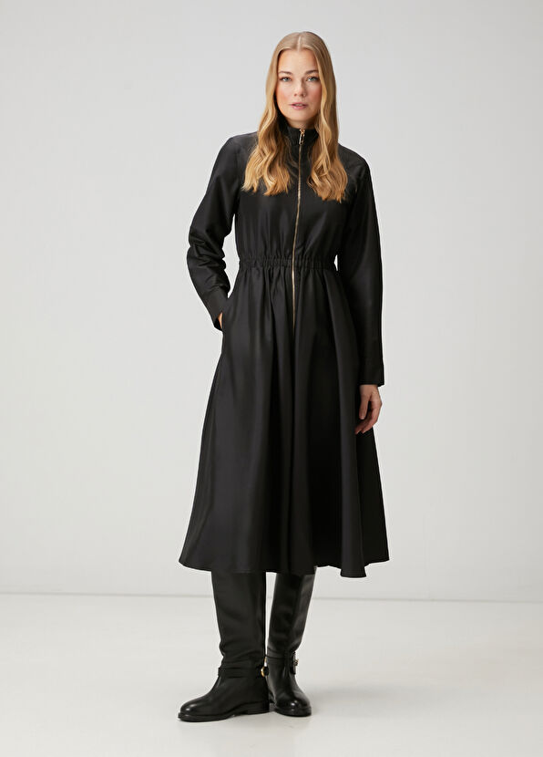 Beymen Club Siyah Midi Elbise - 1