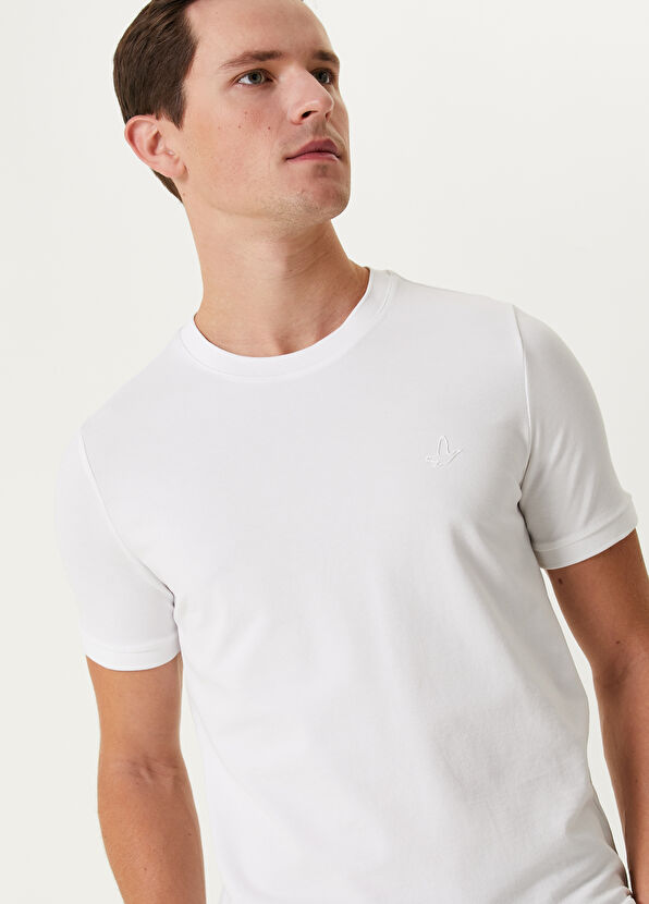 Beymen Club Beyaz Basic T-shirt - 2