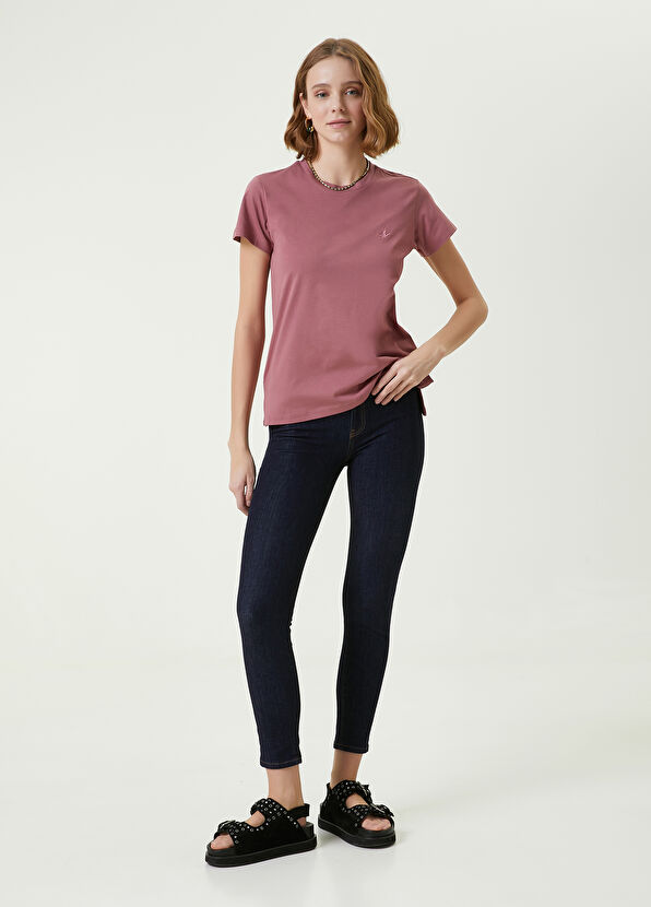 Beymen Club Pembe Dökümlü T-shirt - 2