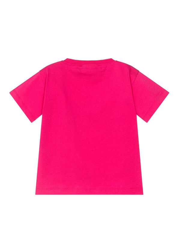 Agatha Ruiz de la Prada Goa Fuşya Fil Baskılı Kız Çocuk T-shirt - 2