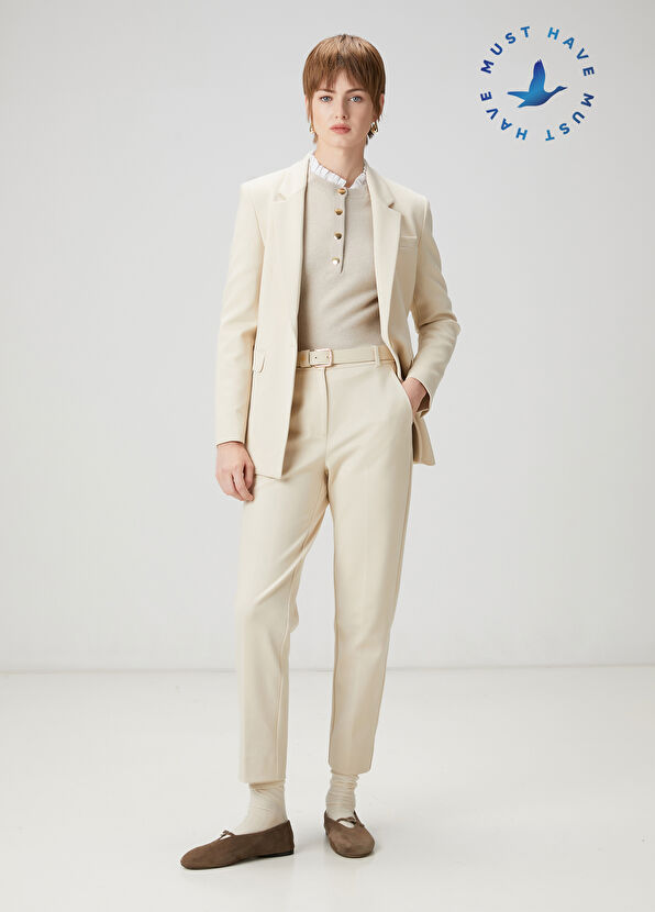 Beymen Club Bej Cigarette Pantolon - 1