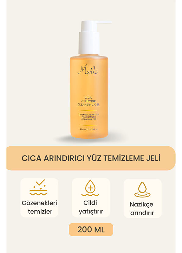 Mar'le Cica Purifying  Arındırıcı Yüz Temizleme Jeli 200 ml - 2