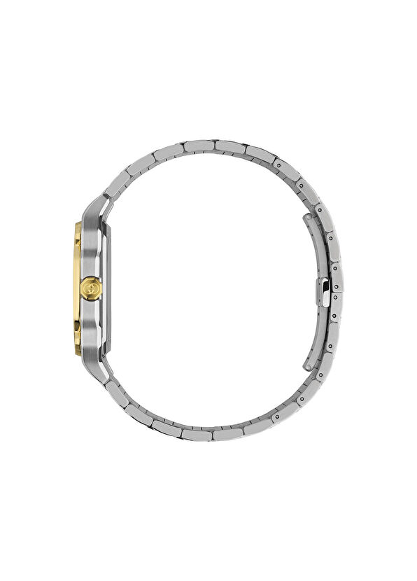 Gucci G-Flat Gold Silver Women's Watch - 3
