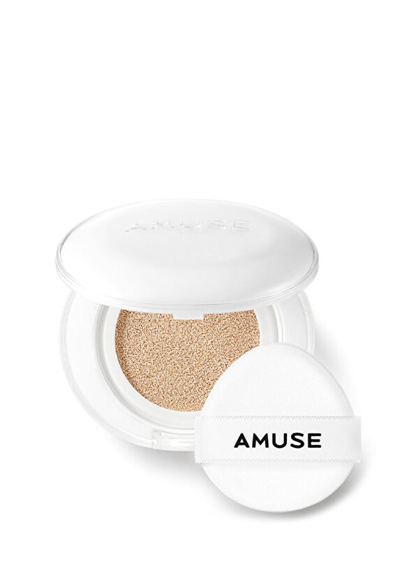 Amuse Ceramic Skin Perfector SPF 40 PA++ Porcelain Skin Cushion Foundation with Ceramide and Peptide 15 gr - 1
