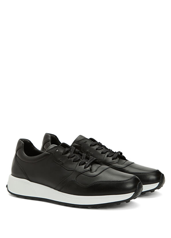 Beymen Club Siyah Erkek Deri Sneaker - 2