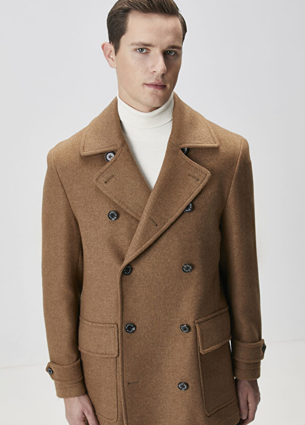 Beymen Club Deve Tüyü Yün Kruvaze Palto - 2