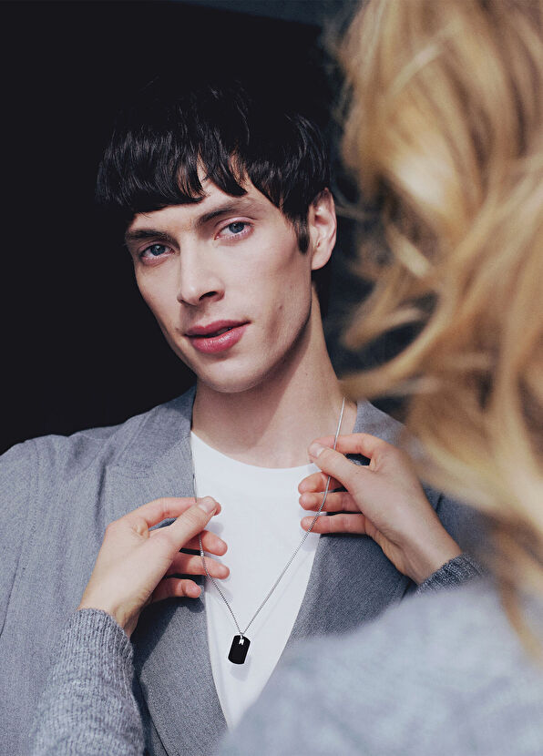 Gümüş Plaka Kolye - Görsel 4