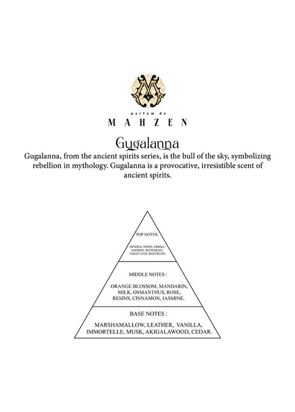 Parfum de Mahzen Gugalanna Extraıt De Parfum 100 ml Unisex Parfüm - 3
