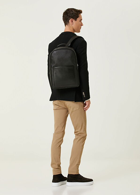 Beymen Club Siyah Logolu Erkek Sırt Çantası - 2