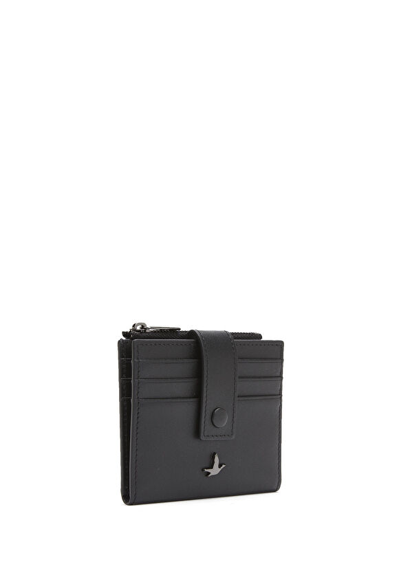 Beymen Club Black Men's Leather Card Holder - 2