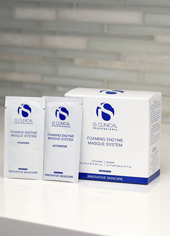 IS Clinical Foaming Enzyme Masque System 10'lu Yatıştırıcı Parlaklık Veren Peeling - 3