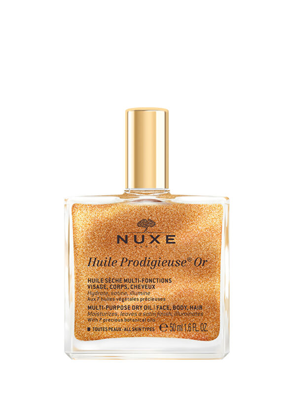 Nuxe Gold Glitter Face Body Hair Multipurpose Dry Oil - 2