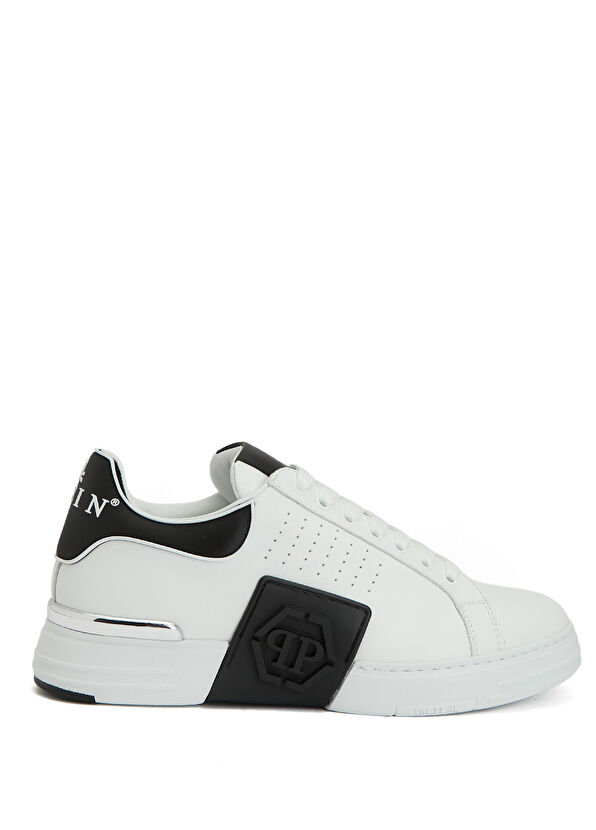 Philipp Plein Beyaz Erkek Deri Sneaker - 1