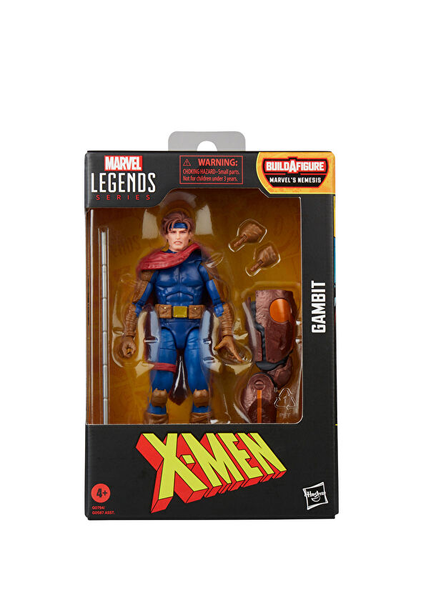 Marvel Legends Gambit X-Men Comics Aksiyon Figürü - 4