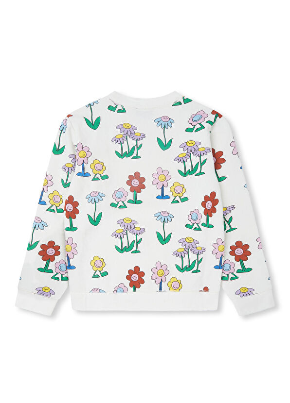 Stella McCartney Kemik Baskılı Kız Çocuk Sweatshirt - 2