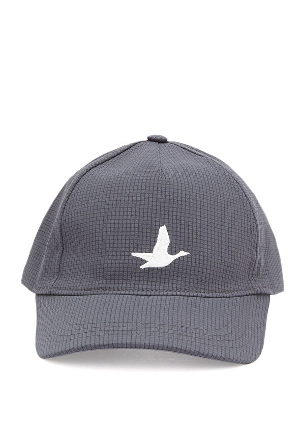 Beymen Club Antrasit Logo Nakışlı Erkek Gabardin Şapka - 2