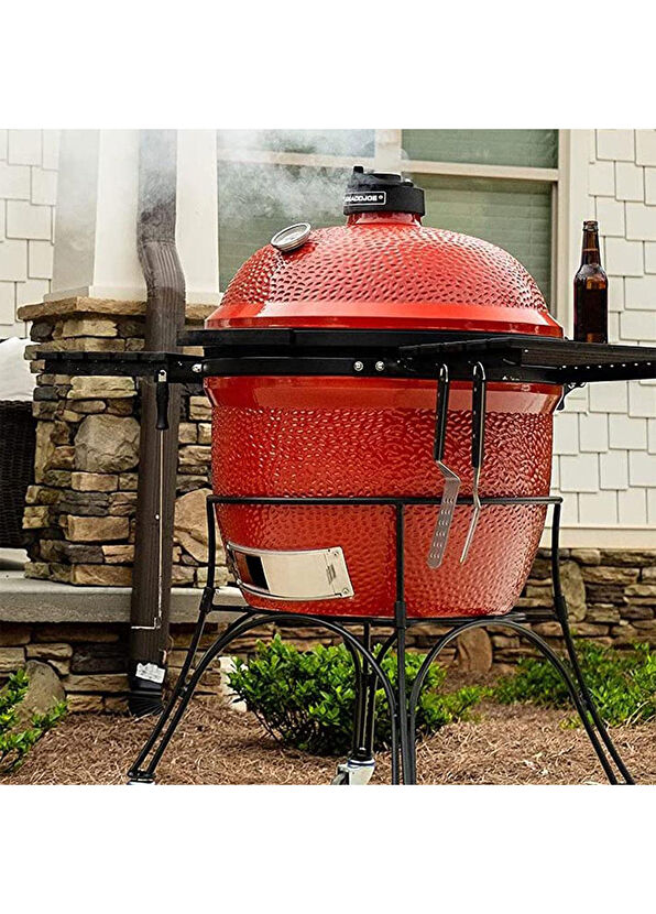 Kamado Joe Big Joe I Kırmızı Seramik Kömürlü Barbekü - 3